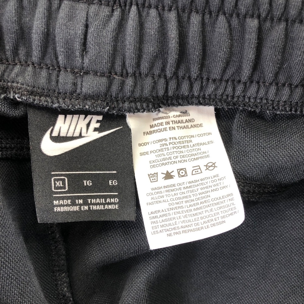 Nike Pants Mens Extra Large Black Club Fleece Sportswear Cuffed Jogger Fleece - Picture 5 of 10